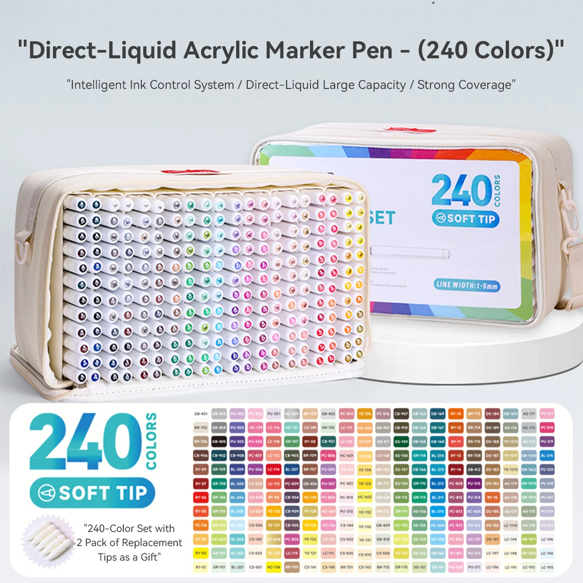 Painting Supplies - LANGUO 96-240 Colors Direct Liquid Colors