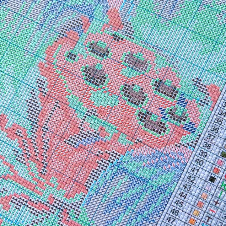 [CC4223-Otter with Pearl Earri - Cross Stitch Stamped Kits Beginners review and price
