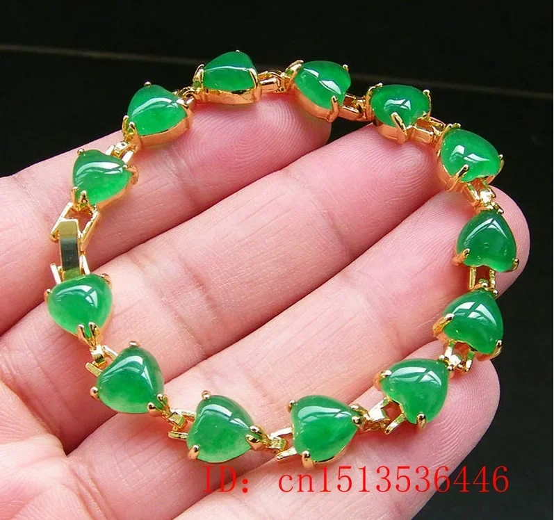 Natural Green Jade Agate LOVE  - Beading review and price
