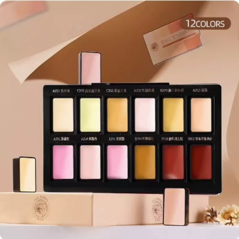 12color Skin Color Solid Water - Watercolor Paint Set Solid Pigment review and price