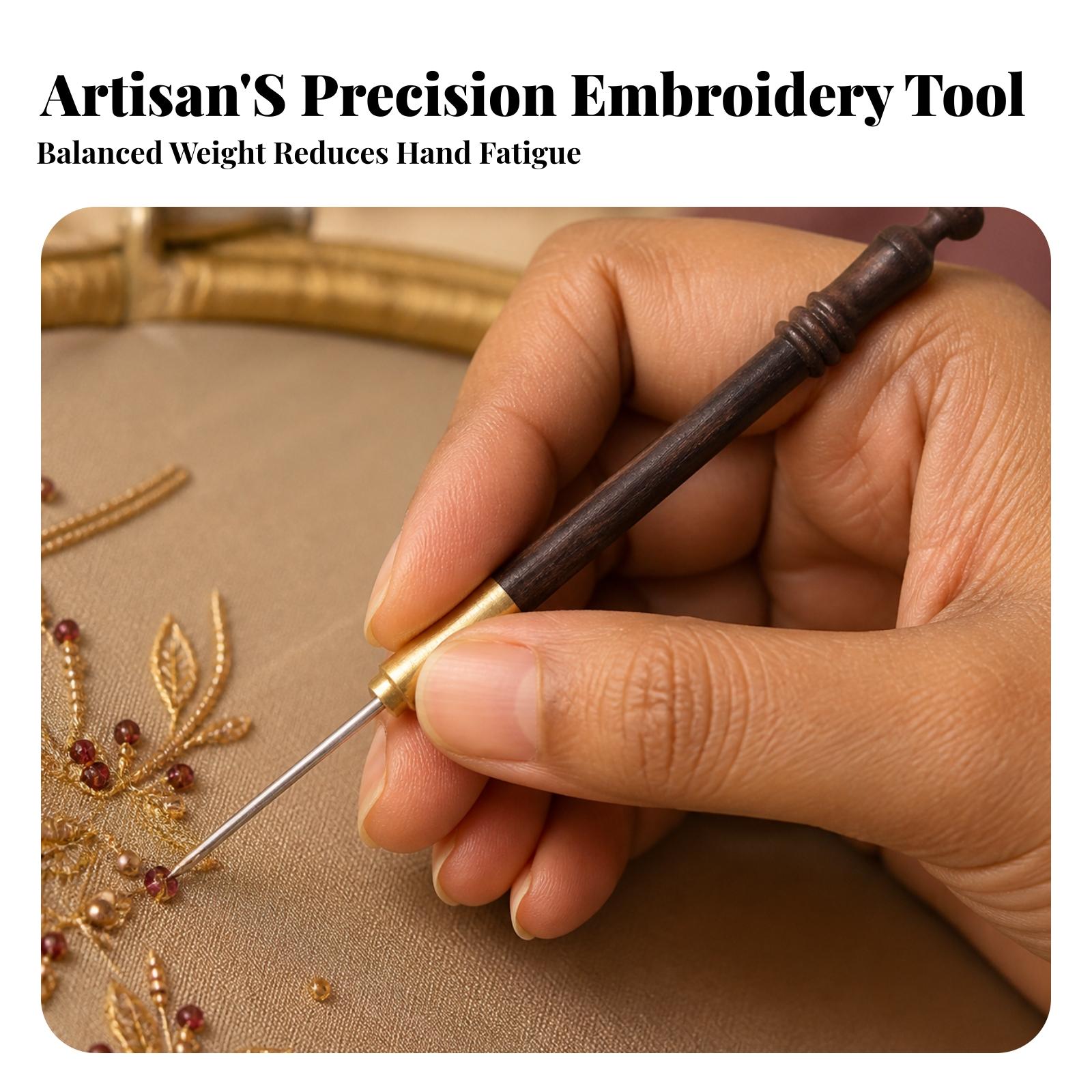 Ergonomic Wooden Handle Embroi - Wooden Crochet Hooks Ergonomic Handle review and price