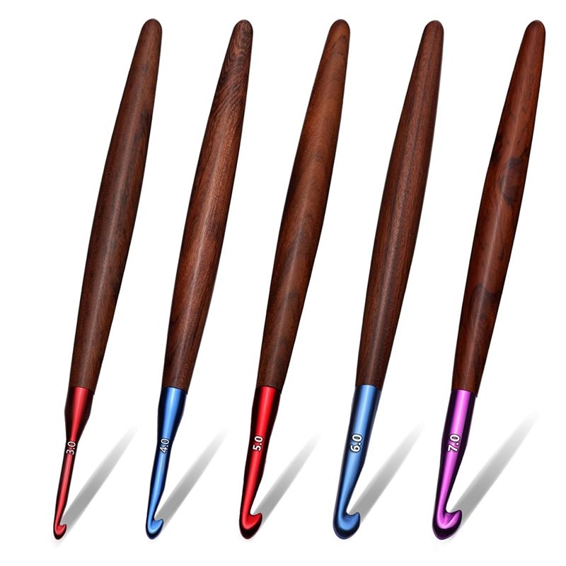A59Z-Ergonomic Wooden Handle C - Wooden Crochet Hooks Ergonomic Handle review and price