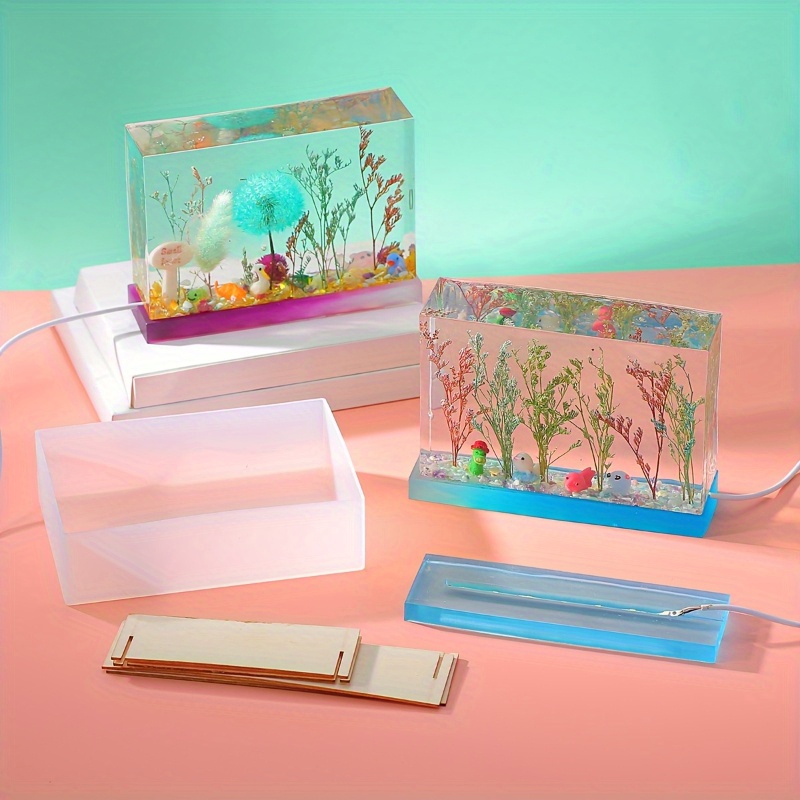 6Pcs Rectangle Silicone Mold S - Silicone Epoxy Resin Molds Set review and price
