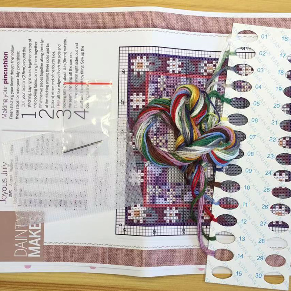 ZC184 Cross stitch kits Cross- - Cotton Embroidery Thread Skeins review and price