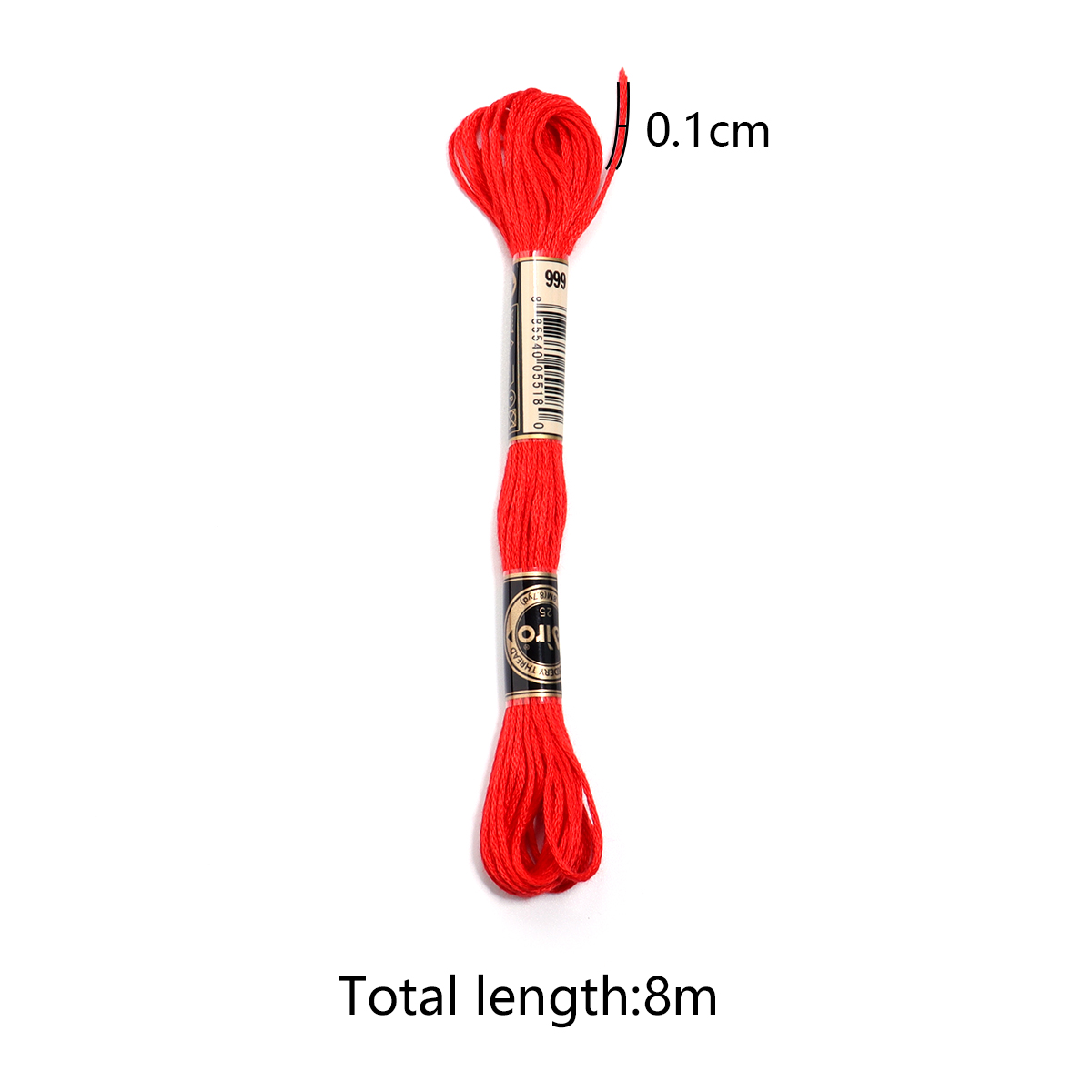 6Pcs/Lot Multicolor Polyester  - Cotton Embroidery Thread Skeins review and price