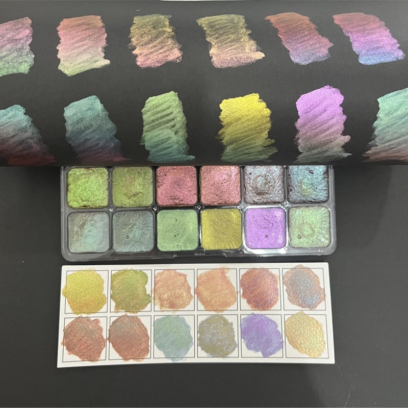 Chameleon Solid Watercolor Pai - Watercolor Paint Set Solid Pigment review and price