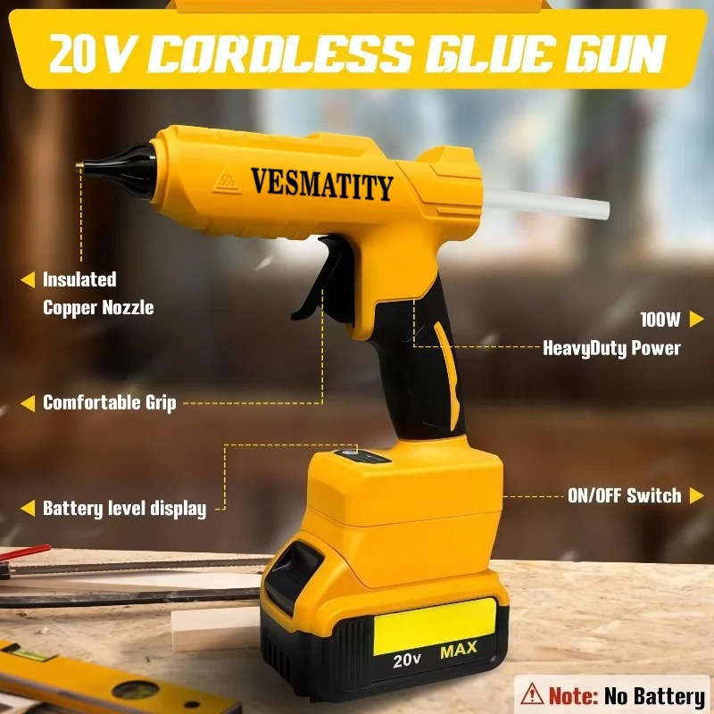 Cordless Electric Handheld Hot - Hot Melt Glue Gun Cordless review and price